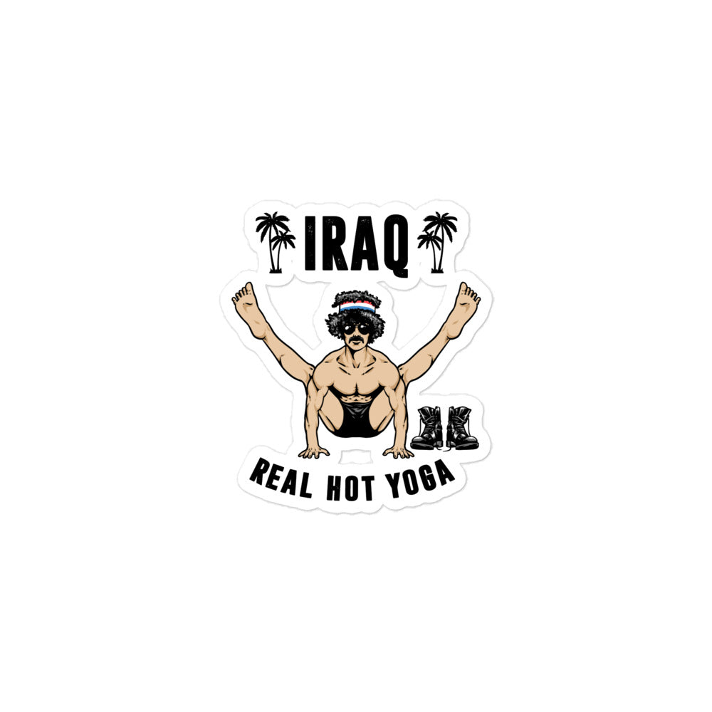 Iraq Real Hot Yoga Bubble-free stickers