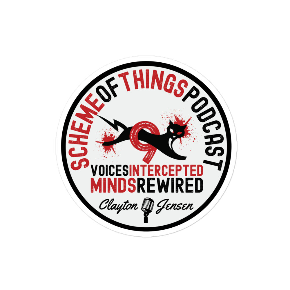 Indoor Scheme of Things Podcast Sticker