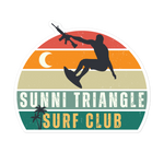 Sunni Triangle Surf Club Bubble-free stickers