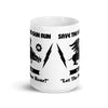 Save the A-10 Gun Run Mug (Black and White)