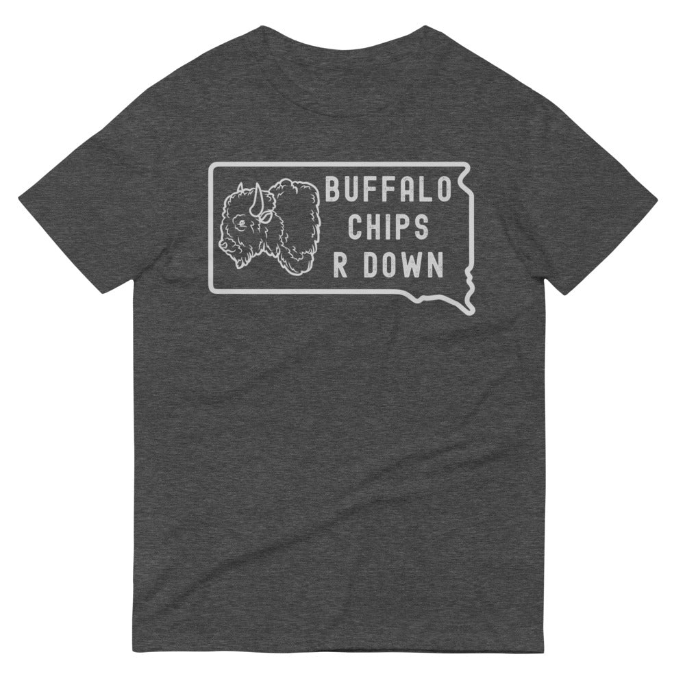 South Dakota Buffalo Chips R Down Short-Sleeve T-Shirt