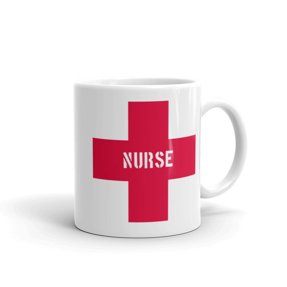 Nurse White Glossy Mug