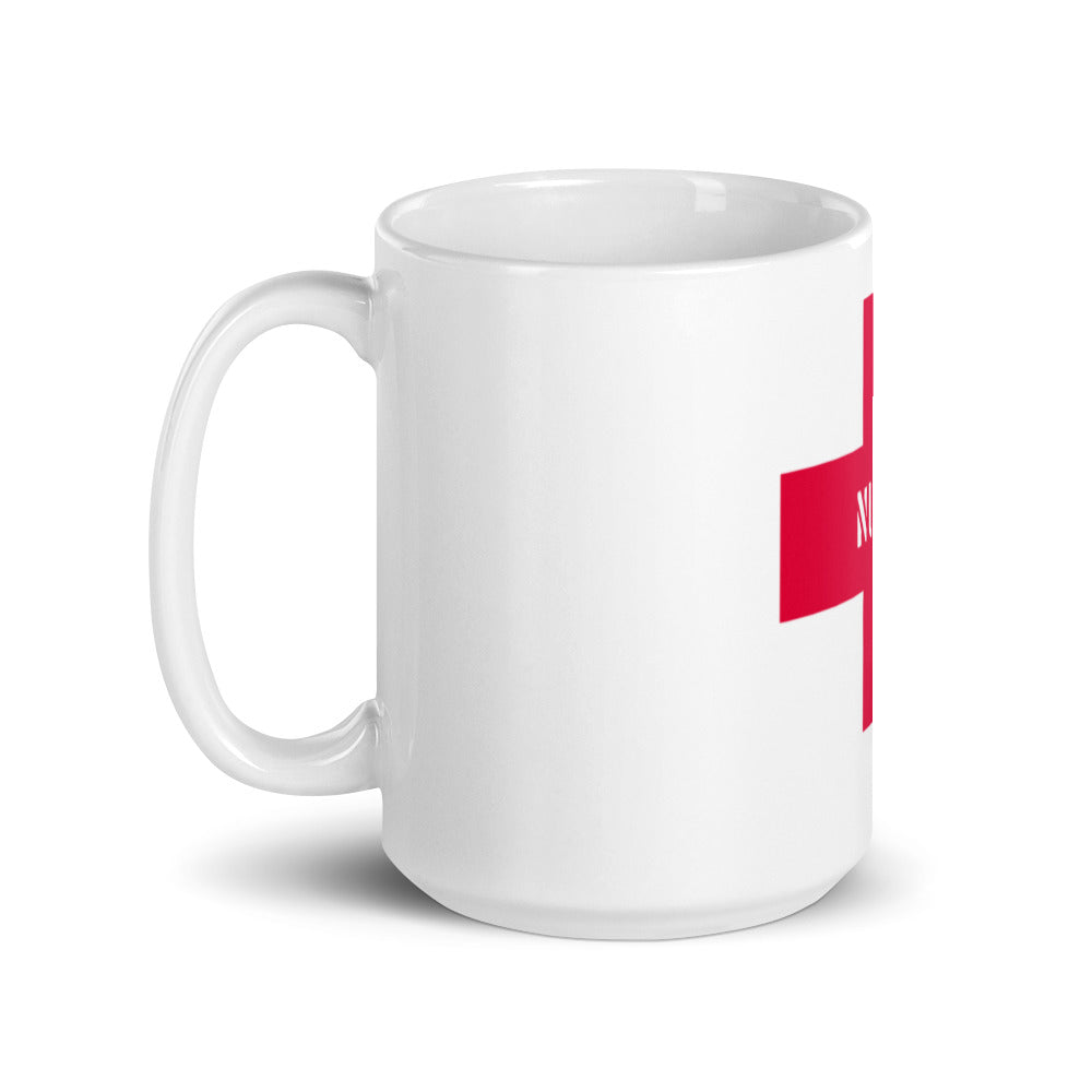 Nurse White glossy mug